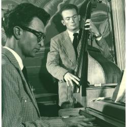 Dave Brubeck and Ron Crotty in performance