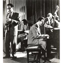 Dave Brubeck, Paul Desmond, Ron Crotty, Joe Dodge in performance