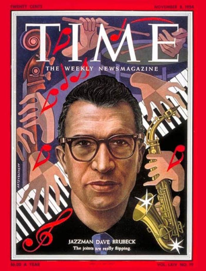 Time Magazine cover of Dave Brubeck