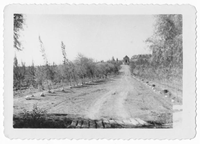 Road to chapel where Maximilian was shot (Queretaro, Mexico)