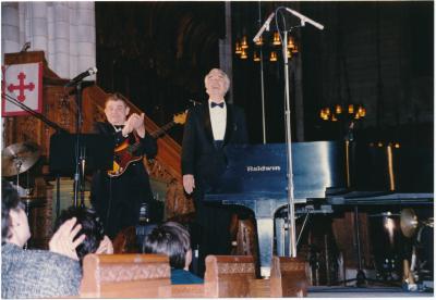 Dave Brubeck, Jack Six at Gates of Justice performance (Princeton University, New Jersey)