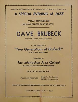 Two Generations of Brubeck (Midland Center for the Arts, Midland, Michigan)