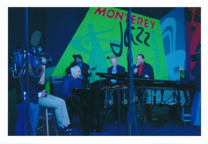 Dave Brubeck at Monterey with Clint Eastwood and Byron Stripling