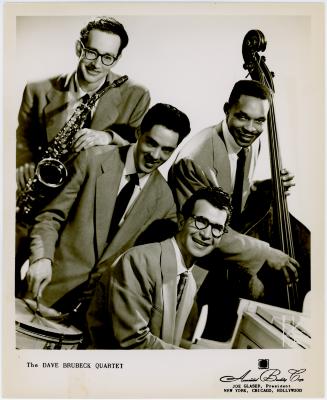 Dave Brubeck, Paul Desmond, "Bull " Ruther on bass, Herb Barman on drums