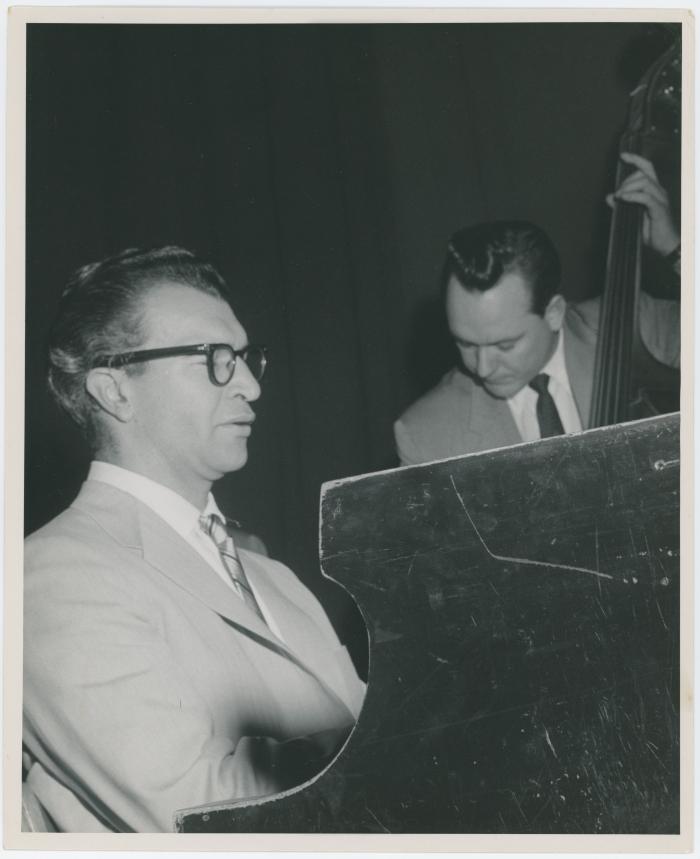 Dave Brubeck, Bob Bates in performance
