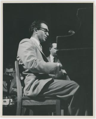 Dave Brubeck, Bob Bates in performance
