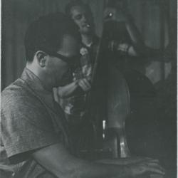 Dave Brubeck, Norman Bates in performance #2- (8x10 cardboard mounted; credit: John A. Rotnem, Hollywood )