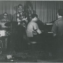 Dave Brubeck, Paul Desmond, Norman Bates, Joe Morello in performance