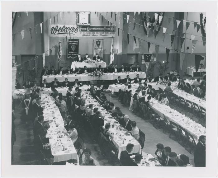 "Welcome! Five Outstanding Young Men of California -- Glendale Junior Chamber"