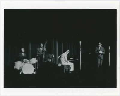 Classic Dave Brubeck Quartet in performance (Kiel Auditorium, St. Louis, Missouri)