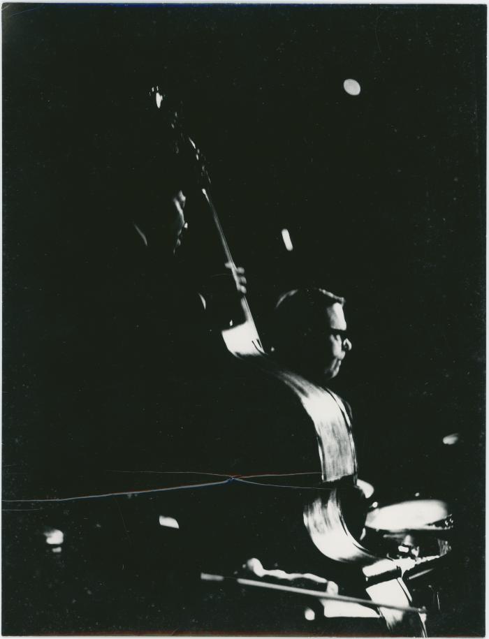 Eugene Wright, Joe Morello in performance (Brussels, Belgium)