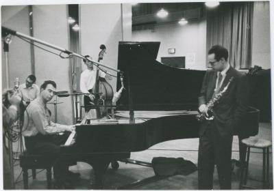 Dave Brubeck, Paul Desmond, Norman Bates, Joe Morello #1 (New York City, New York [?])