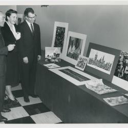 Dave Brubeck, and Iola Brubeck with unidentified man (San Francisco, California)