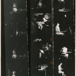 Dave Brubeck, quartet members, Gjon Mili and others -- Gjon Mili film project, "Stompin for Mili" (New York City, New York)