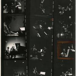 Dave Brubeck, quartet members, Gjon Mili and others -- Gjon Mili film project, "Stompin for Mili" (New York City, New York)