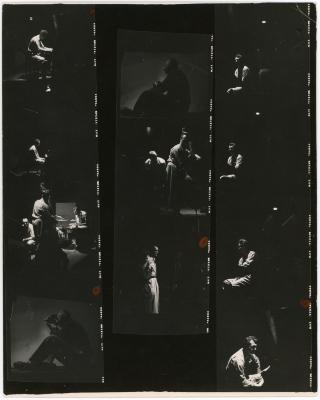 Dave Brubeck, quartet members, Gjon Mili and others -- Gjon Mili film project, "Stompin for Mili" (New York City, New York)