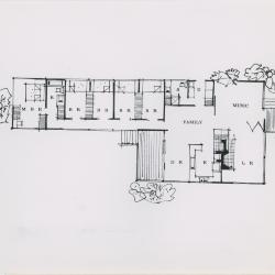Floor plan of Brubeck's Oakland home (Oakland, California)