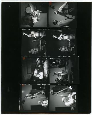 Dave Brubeck, quartet members, Gjon Mili and others -- Gjon Mili film project, "Stompin for Mili" (New York City, New York)