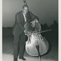 Eugene Wright with bass and bow