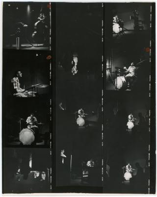 Dave Brubeck, quartet members, Gjon Mili and others -- Gjon Mili film project, "Stompin for Mili" (New York City, New York)