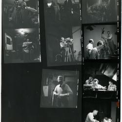 Dave Brubeck, quartet members, Gjon Mili and others -- Gjon Mili film project, "Stompin for Mili" (New York City, New York)