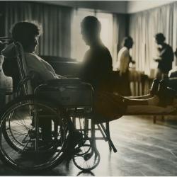 Dave Brubeck playing for patient in hospital