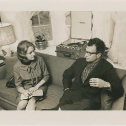 Dave Brubeck and unidentified female interviewer