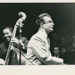 Dave Brubeck, Eugene Wright in performance