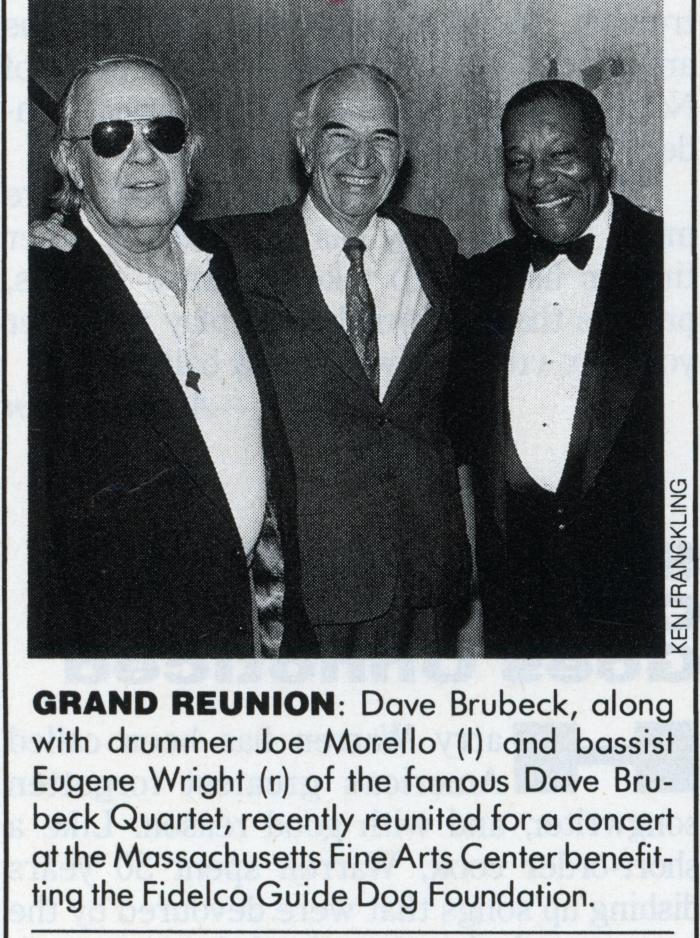 Ken Franckling, "Sound Bytes---Grand Reunion," Down Beat