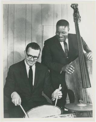 Joe Morello and Eugene Wright in performance