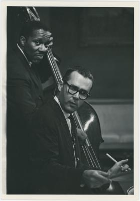 Joe Morello and Eugene Wright in performance