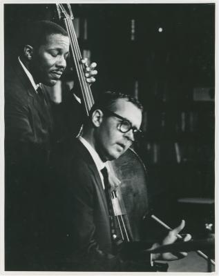 Joe Morello and Eugene Wright in performance