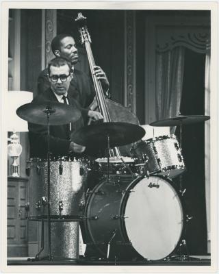 Joe Morello and Eugene Wright in performance