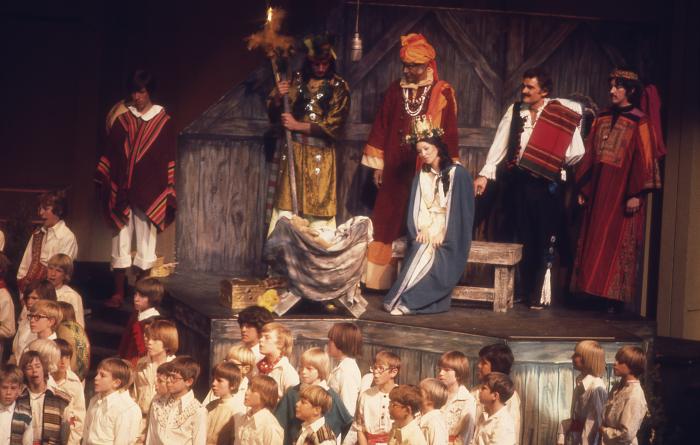 Holy Family in "La Fiesta de la Posada" performance #3 (Albuquerque, New Mexico)