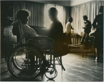 Dave Brubeck playing for patient in hospital