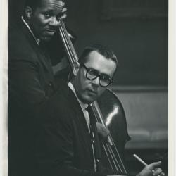 Joe Morello and Eugene Wright in performance