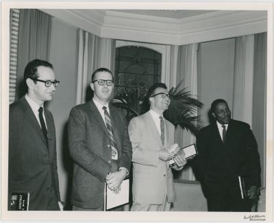 Philips cocktail party with Dave Brubeck Quartet (Wellington, New Zealand)