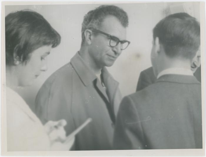 Dave Brubeck with press (New Zealand)