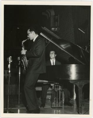 Dave Brubeck and Paul Desmond in performance