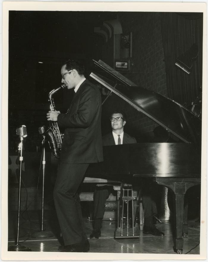 Dave Brubeck and Paul Desmond in performance
