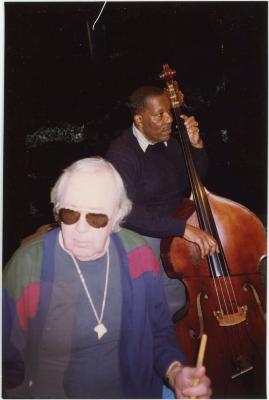 Joe Morello, Eugene Wright at Grand Reunion benefit concert (Amherst, Massachusetts)
