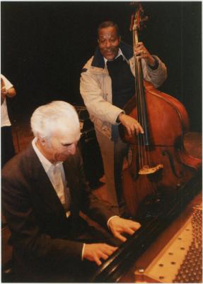 Dave Brubeck, Eugene Wright at Grand Reunion concert #1 (Amherst, Massachusetts)