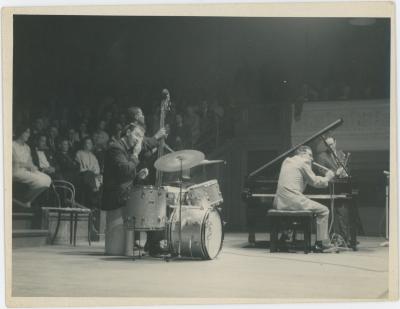 Dave Brubeck Quartet in performance (Wellington Town Hall, Wellington, New Zealand)