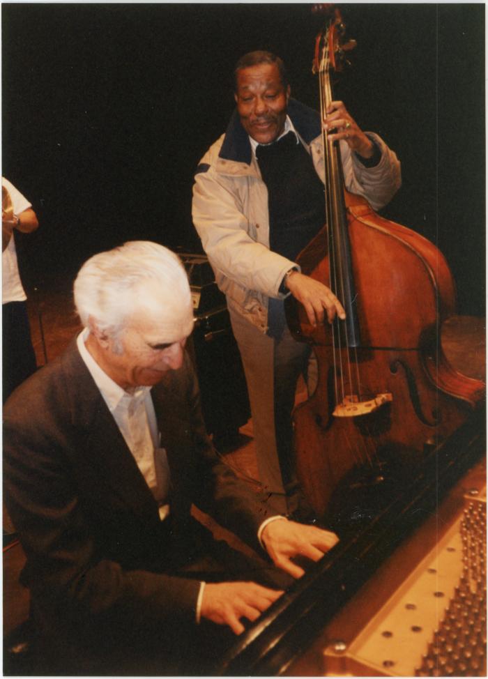 Dave Brubeck, Eugene Wright at Grand Reunion concert #1 (Amherst, Massachusetts)