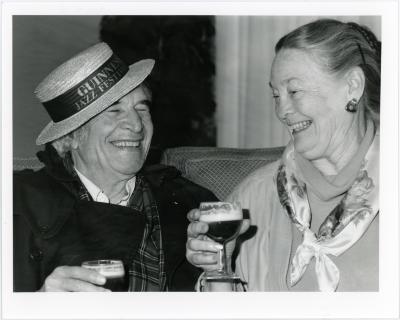 Dave Brubeck, Iola Brubeck with beer #4 (Guinness Jazz Festival, Cork, Ireland)