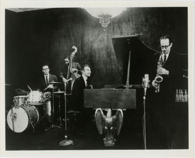 Dave Brubeck Quartet performing for King Hussein of Jordan #2 (White House, Washington, D.C.)