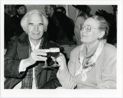 Dave Brubeck, Iola Brubeck with beer #1 (Guinness Jazz Festival, Cork, Ireland)