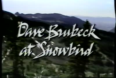 Dave Brubeck Quartet, Dave Brubeck at Snowbird (KUED TV Broadcast, University of Utah, Salt Lake City)