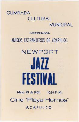 "Newport Jazz Festival" (Acapulco, Mexico)
