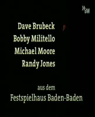 Dave Brubeck Quartet (Baden-Baden, Germany)
